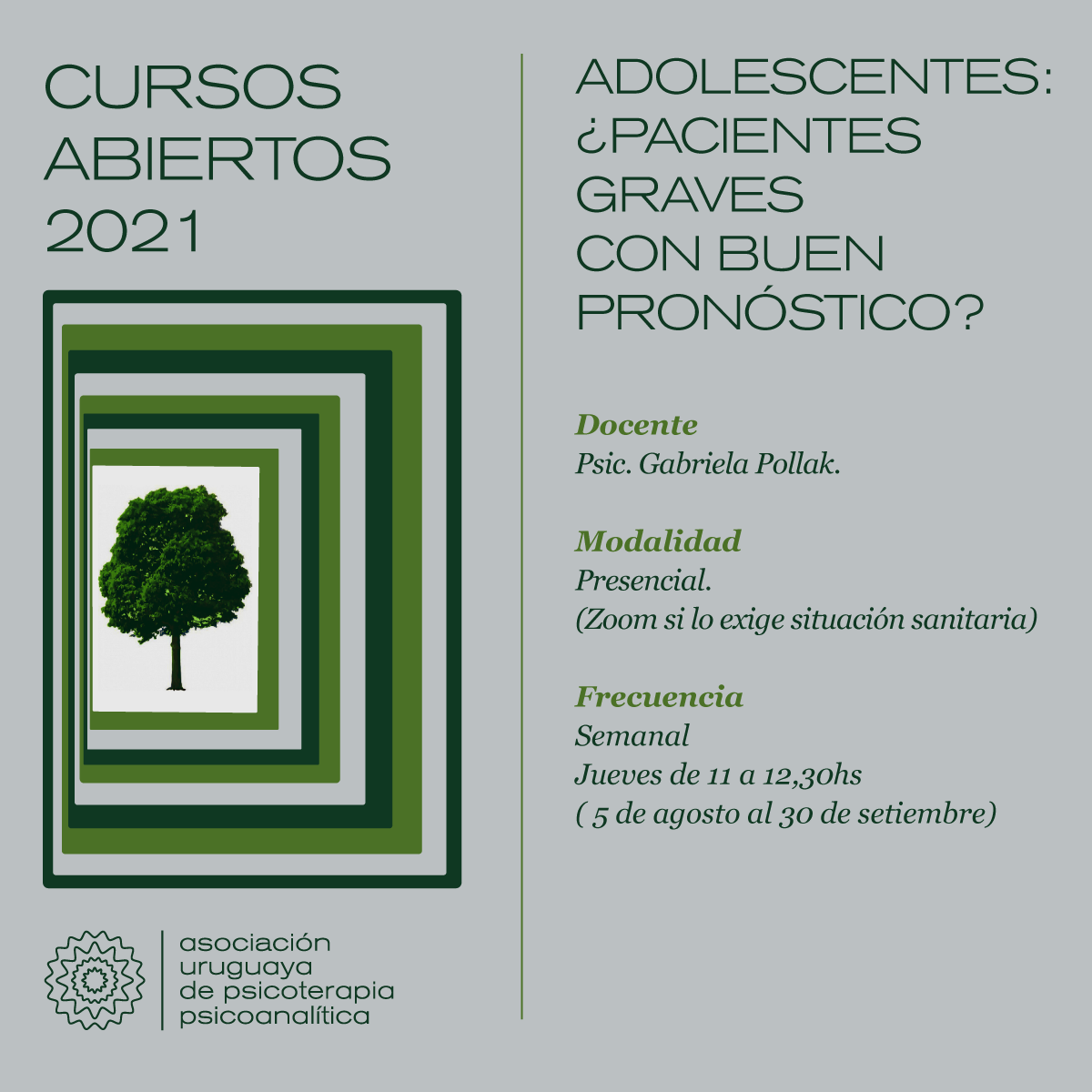 Curso abierto segundo semestre