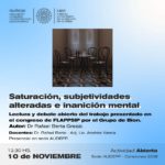 LECTURA Y DEBATE ABIERTO…