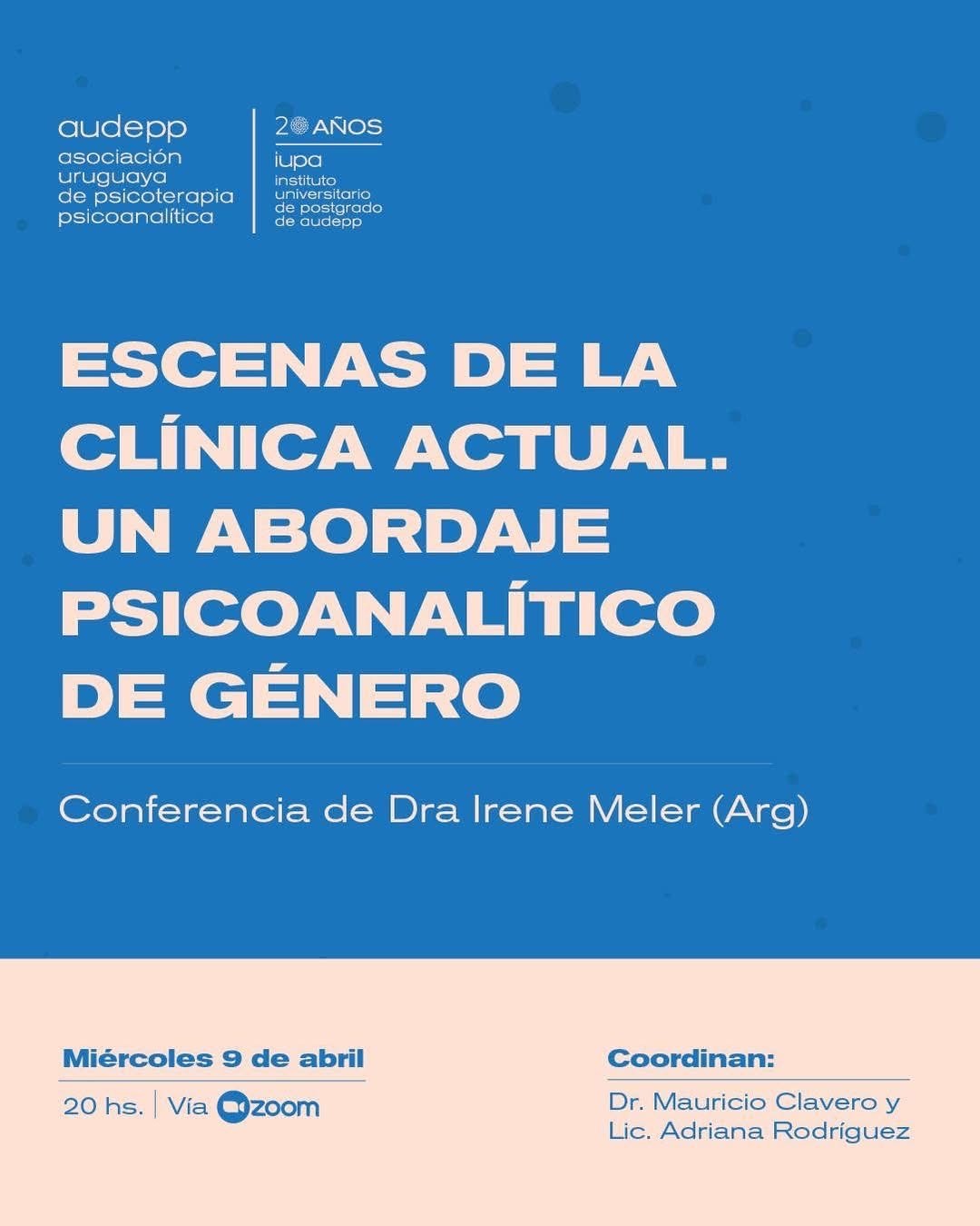 Conferencia de la Dra. Irene Meler (Arg.)