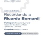 Recordando a Ricardo Bernardi