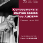 Convocatoria a nuevos socios&hellip;